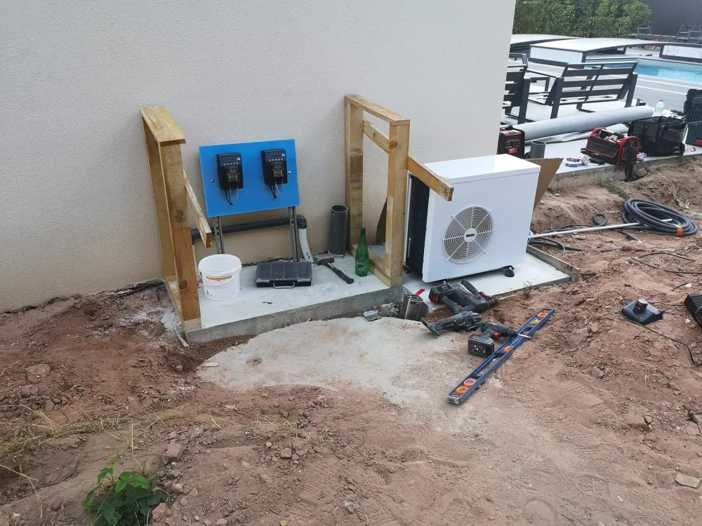 pompe à chaleur de piscine aqua pool techwebp