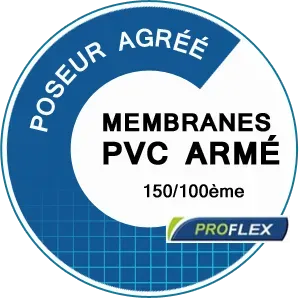 Logo poseur agréé Membranes PVC armé